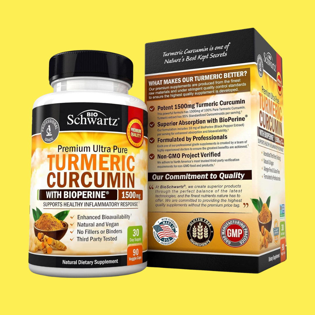 BioSchwartz - Turmeric Curcumin with Black Pepper: Joint Support (90 Cap)