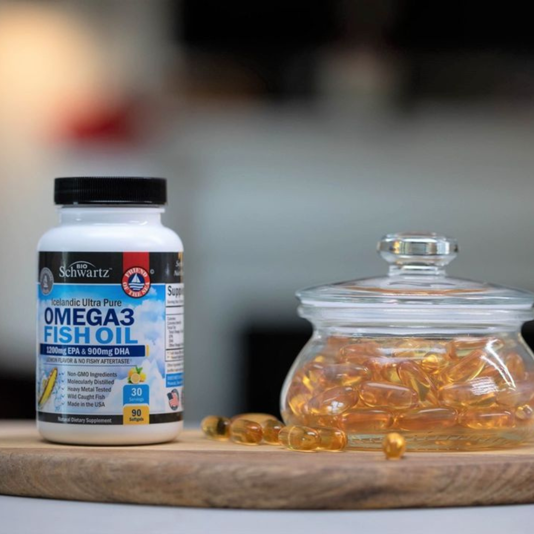 BioSchwartz - Omega 3 Fish Oil: Joint, Brain, Eye & Skin Health (180 sgls)