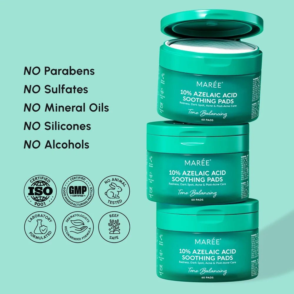 Miếng đệm làm dịu da Azelaic Acid