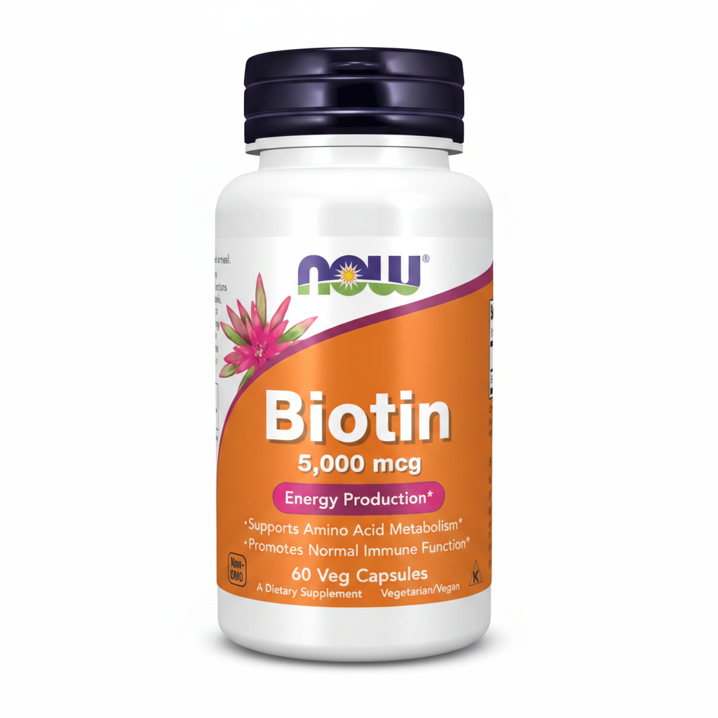 Biotin 5,000 mcg Veg Capsules