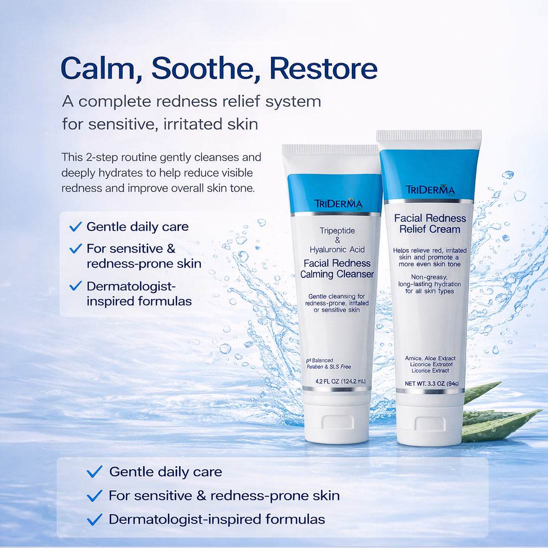 Facial Redness Relief Gentle Face Cream