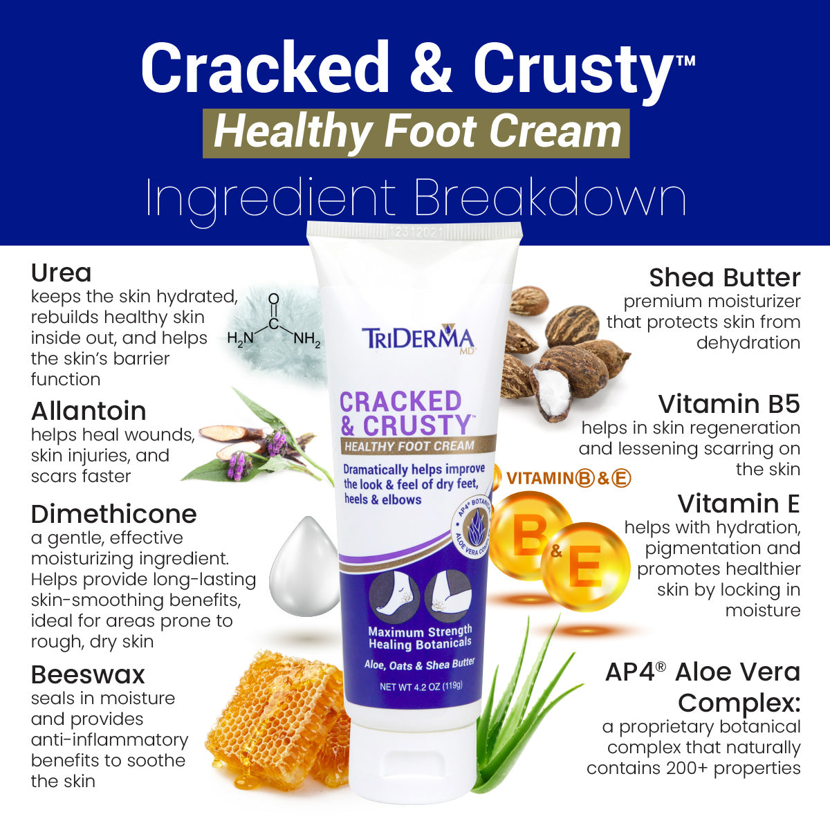 Cracked & Crusty Healthy Foot Cream