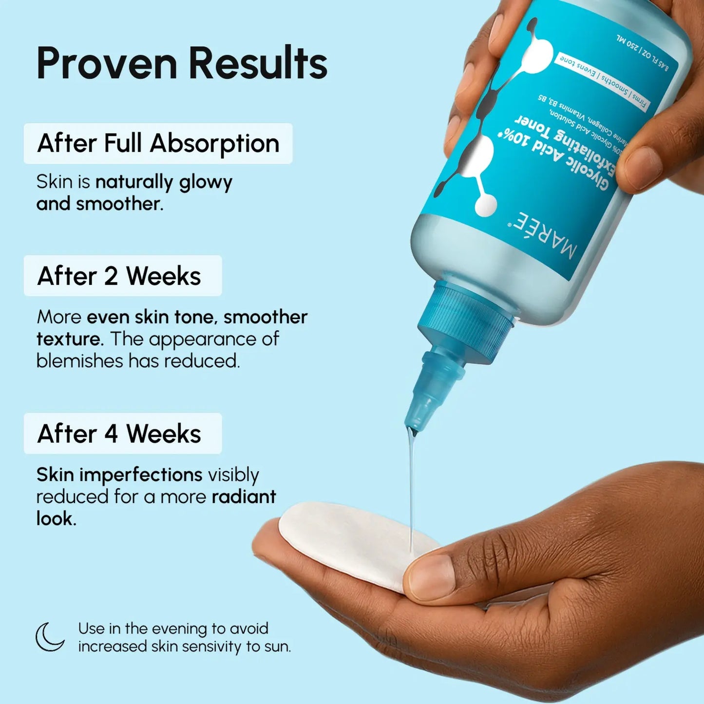 Nước cân bằng da Glycolic giúp tăng cường độ sáng da