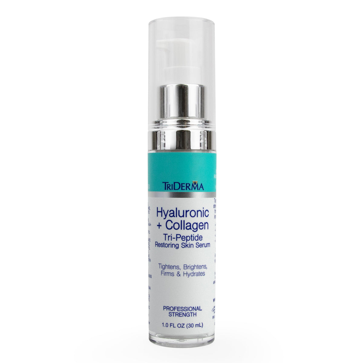 Hyaluronic Acid Face Serum with Collagen Peptides & 5% Niacinamide – Anti-Aging Serum for Fine Lines, Wrinkles & Firmness 1 oz