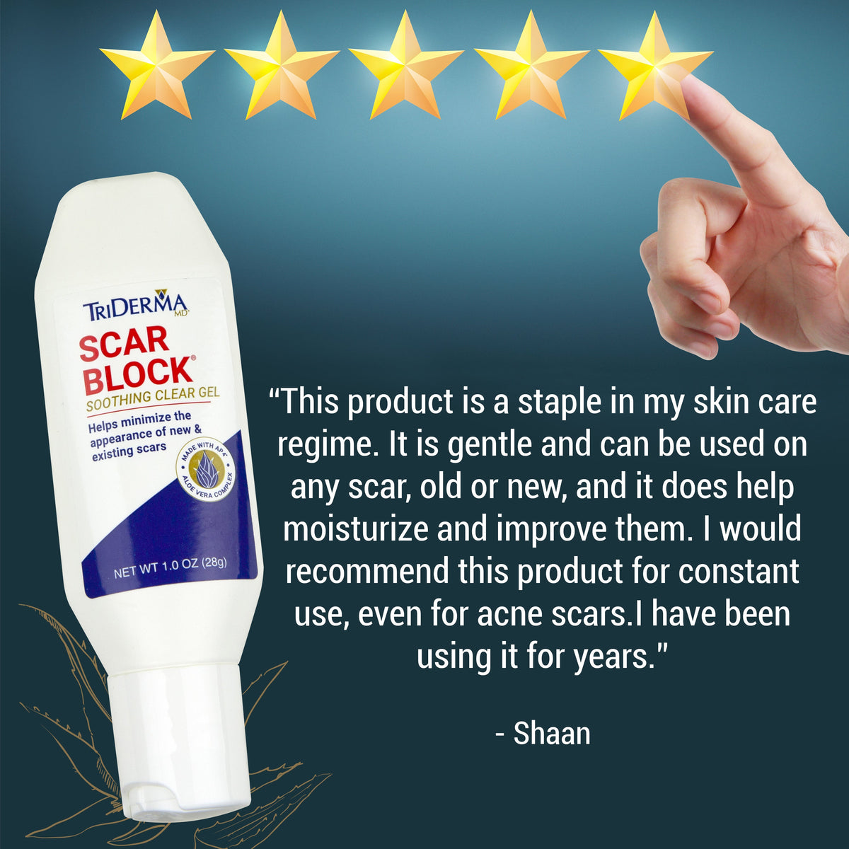 Scar Block Silicone Gel for New and Old Scars