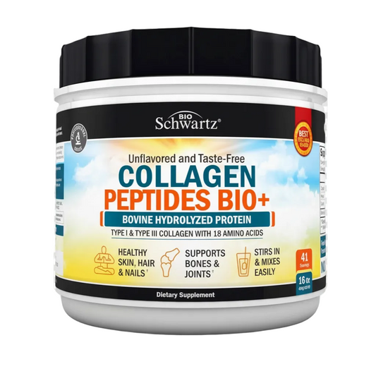 Bioschwartz - Unflavored Collagen Peptides Powder: Bones, Skin & Joints