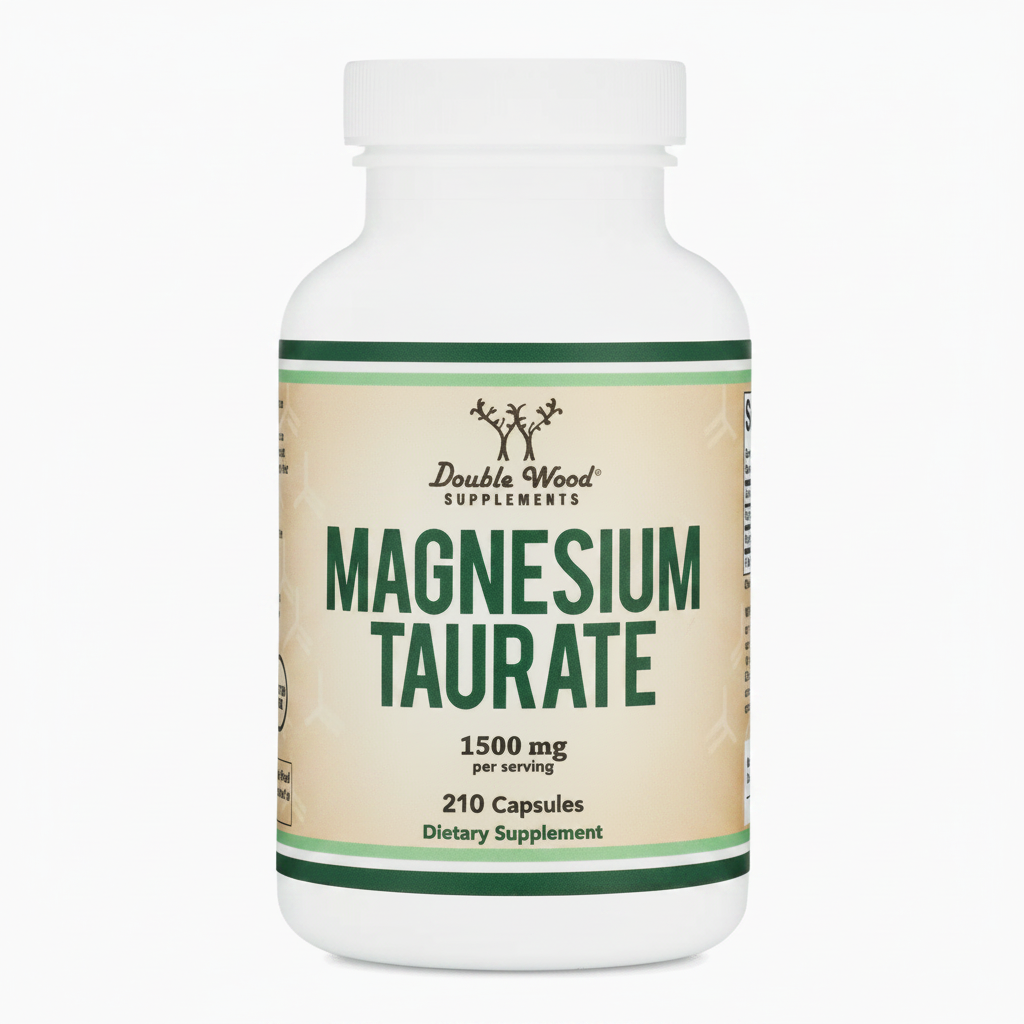 Double Wood Magnesium Taurate – Heart & Cardiovascular Support -210 capsules