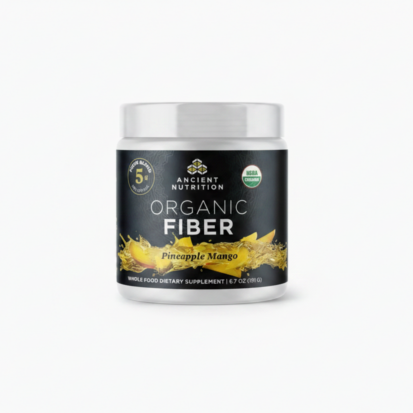 Organic Fiber | Powder Pineapple Mango Flavor (30 Servings)