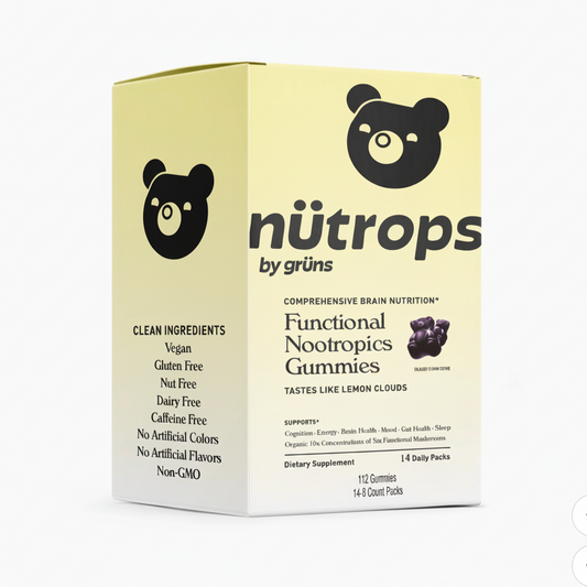 Grun Nütrops Adult Functional Nootropics Gummies, 14 Servings