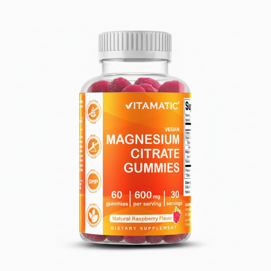 Vitamatic Magnesium 600mg | Muscle & Calm | 60 Vegan Gummies