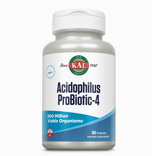 Kal-Acidophilus Probiotic-4 Vegcaps