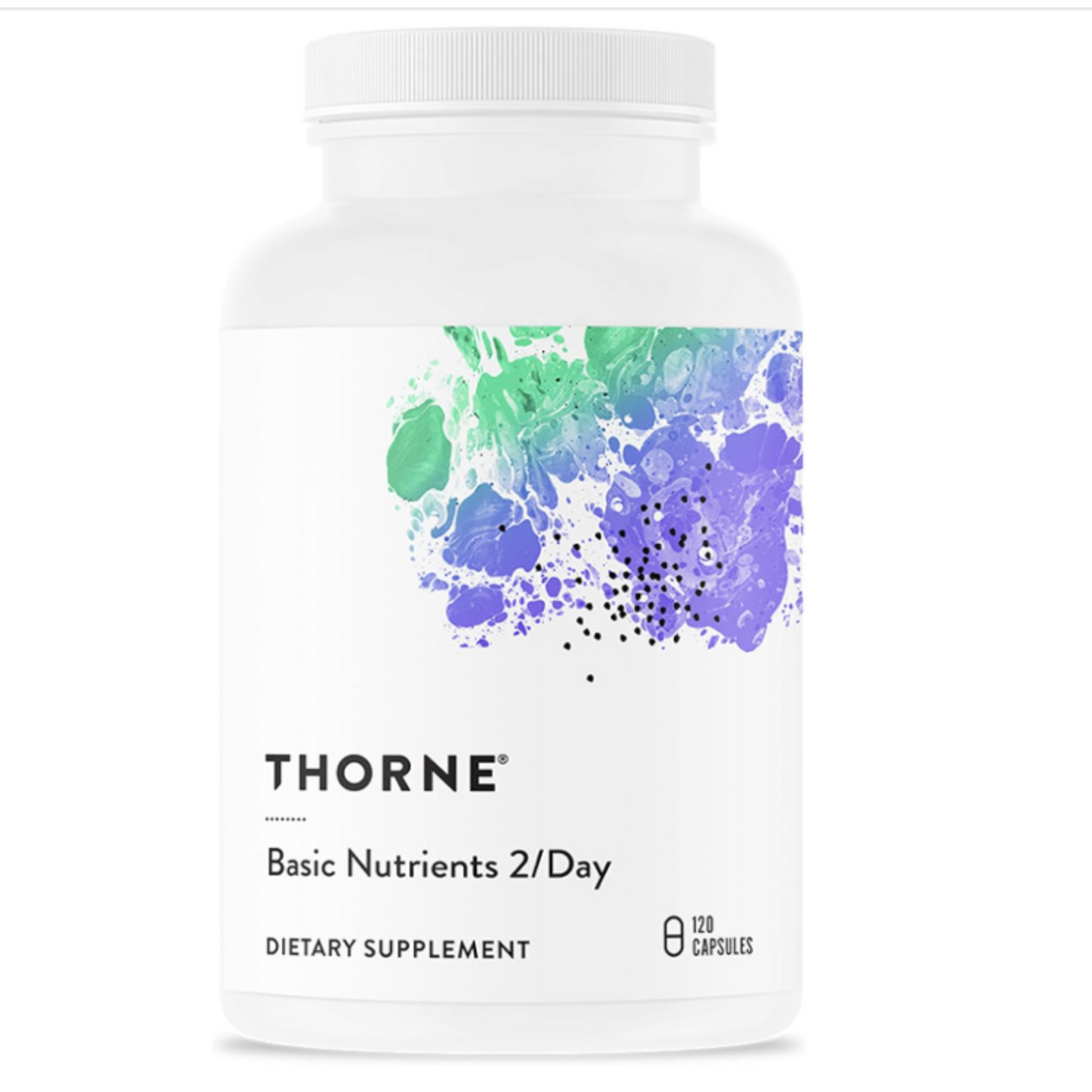 THORNE Basic Nutrients 2/Day Multivitamin Gluten-Free 60 Capsules