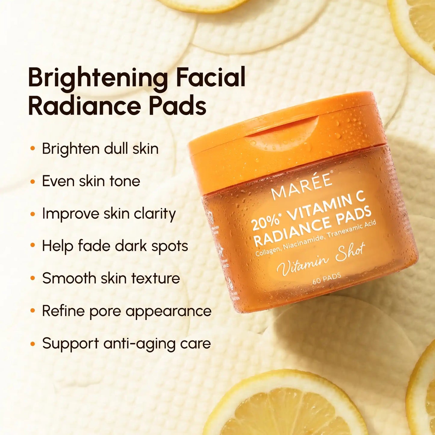 Miếng pad Vitamin C giúp làm sáng da