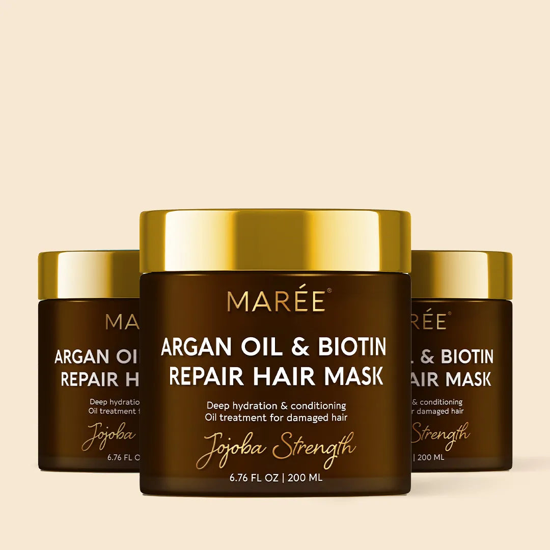 Mặt nạ ủ tóc phục hồi với dầu Argan & Biotin