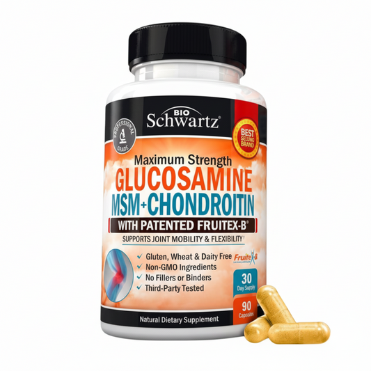 BioSchwartz - Glucosamine Chondroitin MSM 2110mg: Joint Support (90 Cap)