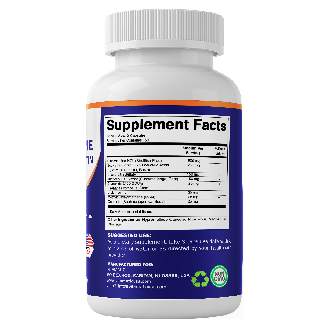 Vitamatic - Vitamatic Glucosamine & Chondroitin | MSM | 180ct
