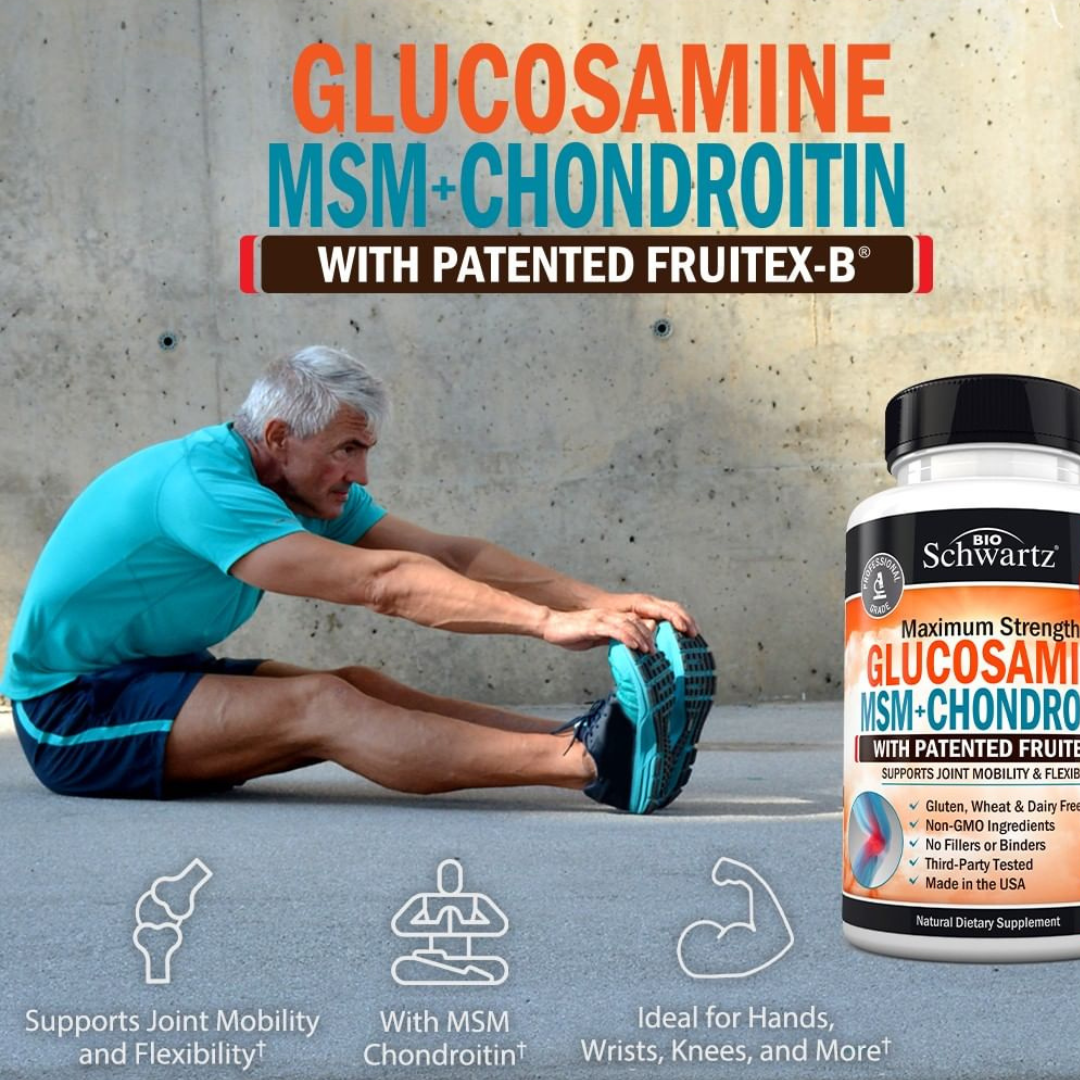 BioSchwartz - Glucosamine Chondroitin MSM 2110mg: Joint Support (90 Cap)