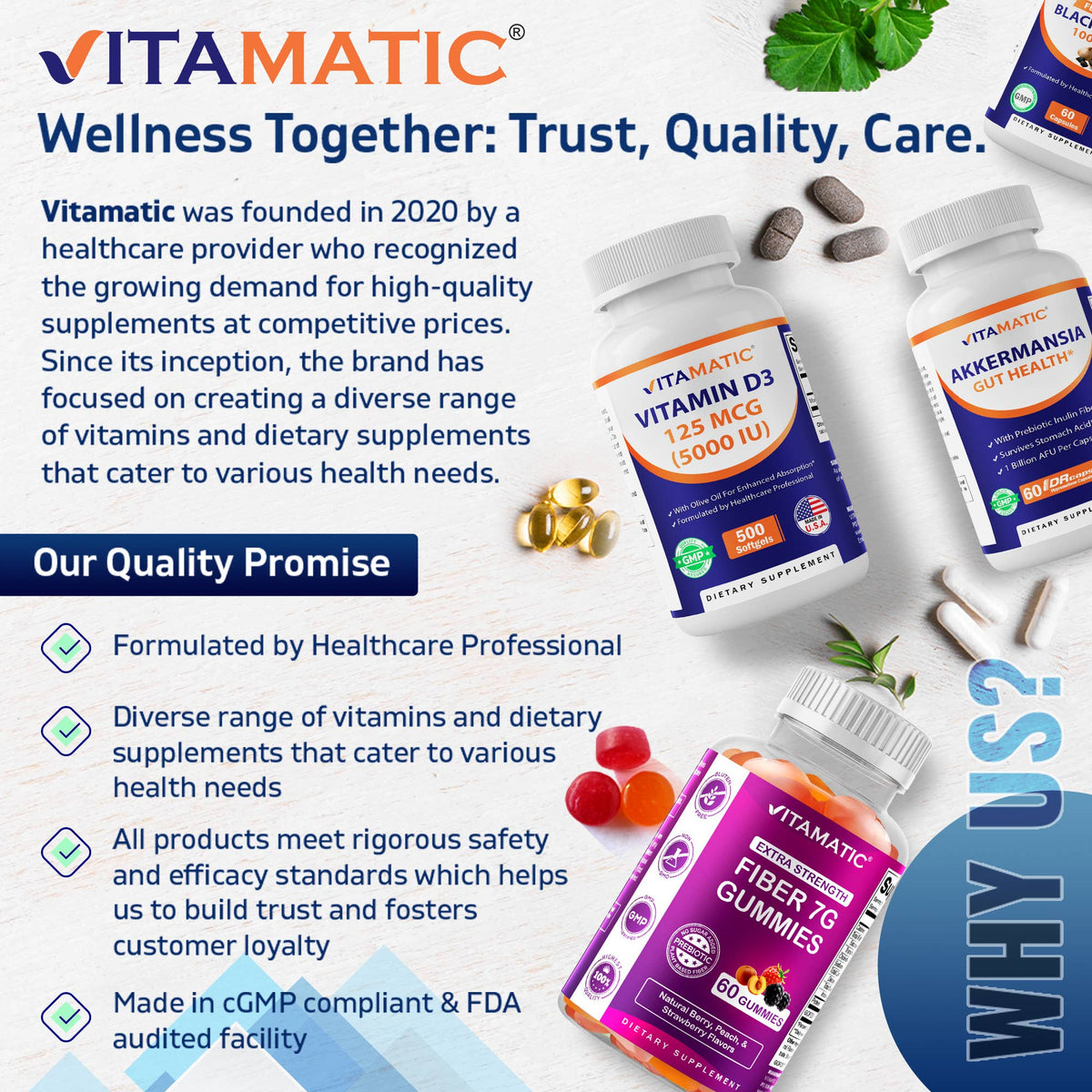 Vitamatic - Vitamatic Glucosamine & Chondroitin | MSM | 180ct