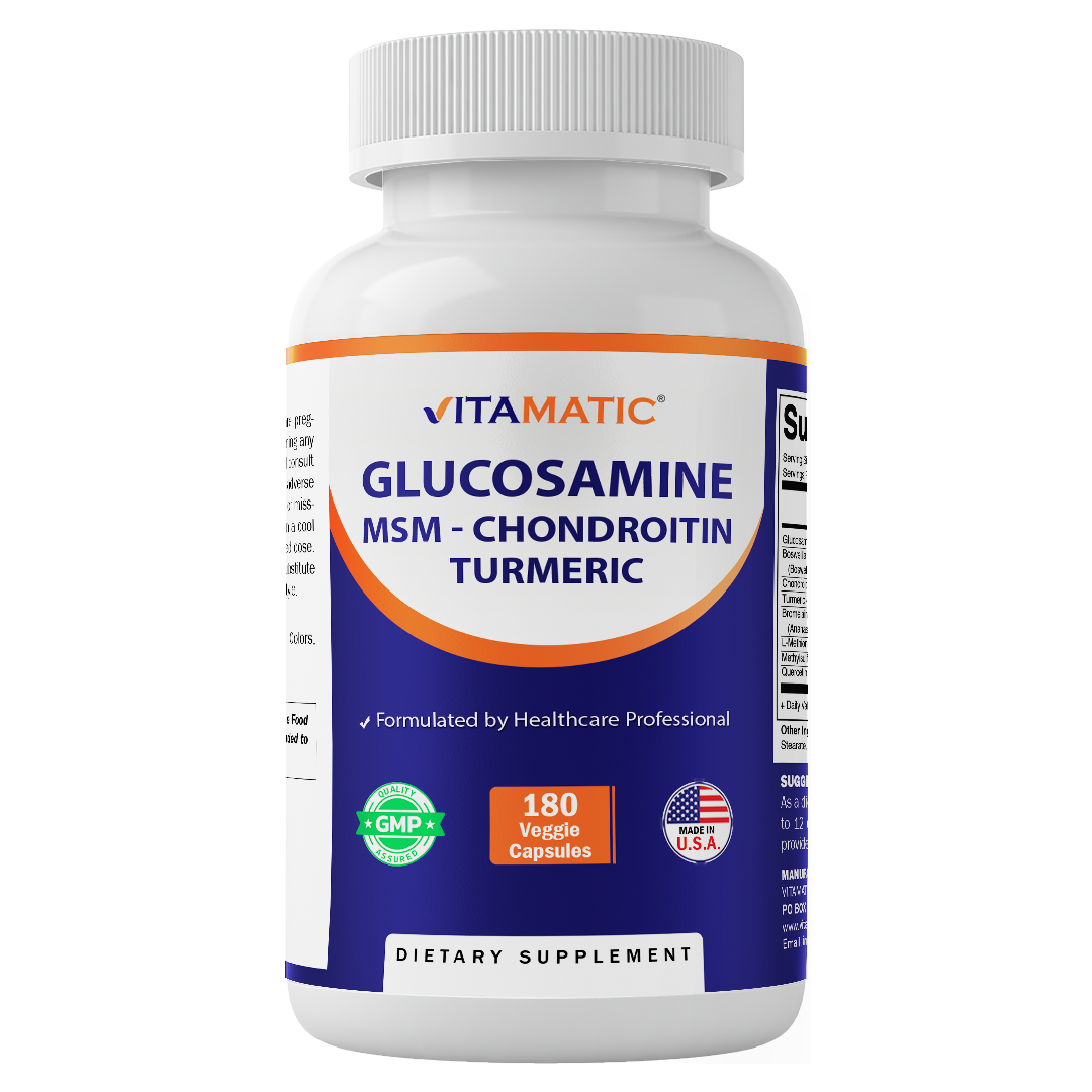 Vitamatic - Vitamatic Glucosamine & Chondroitin | MSM | 180ct