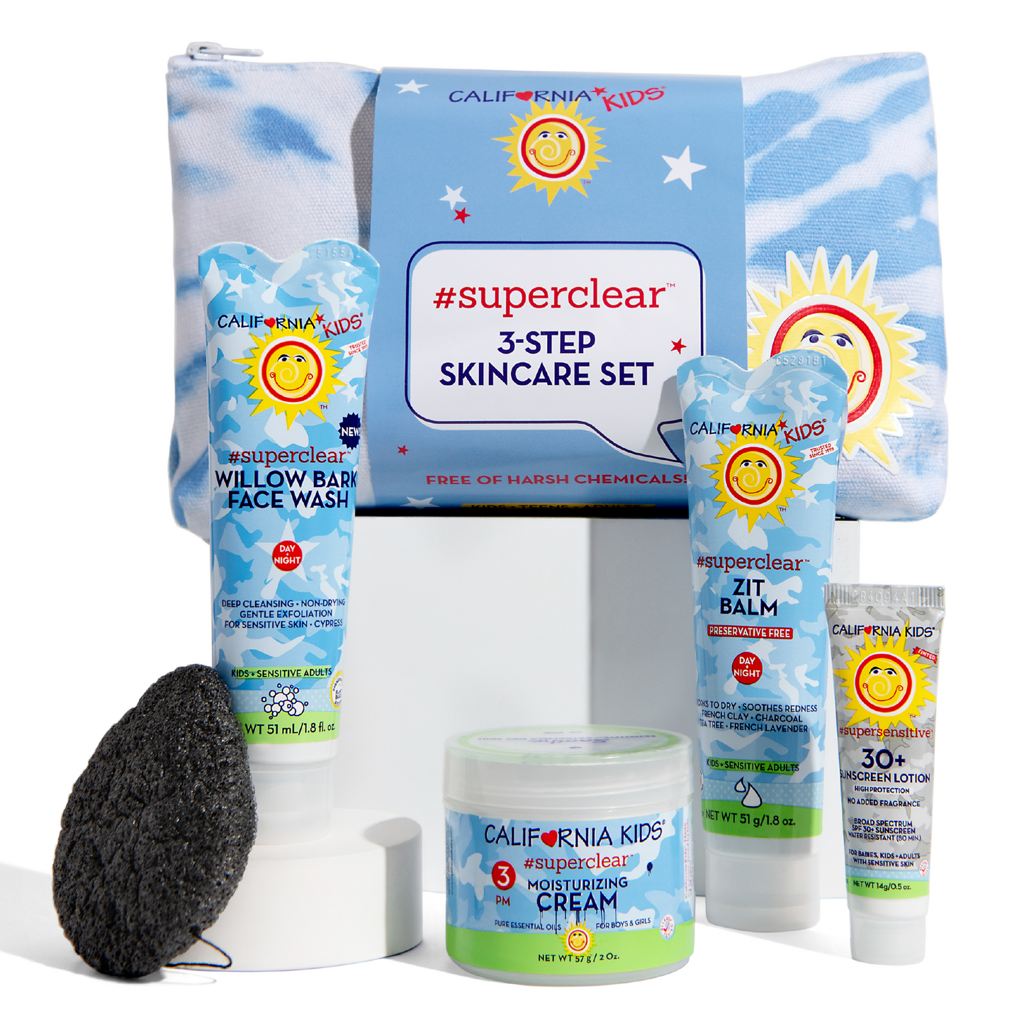 California Kids® #superclear™ 3-Step Skincare Kit